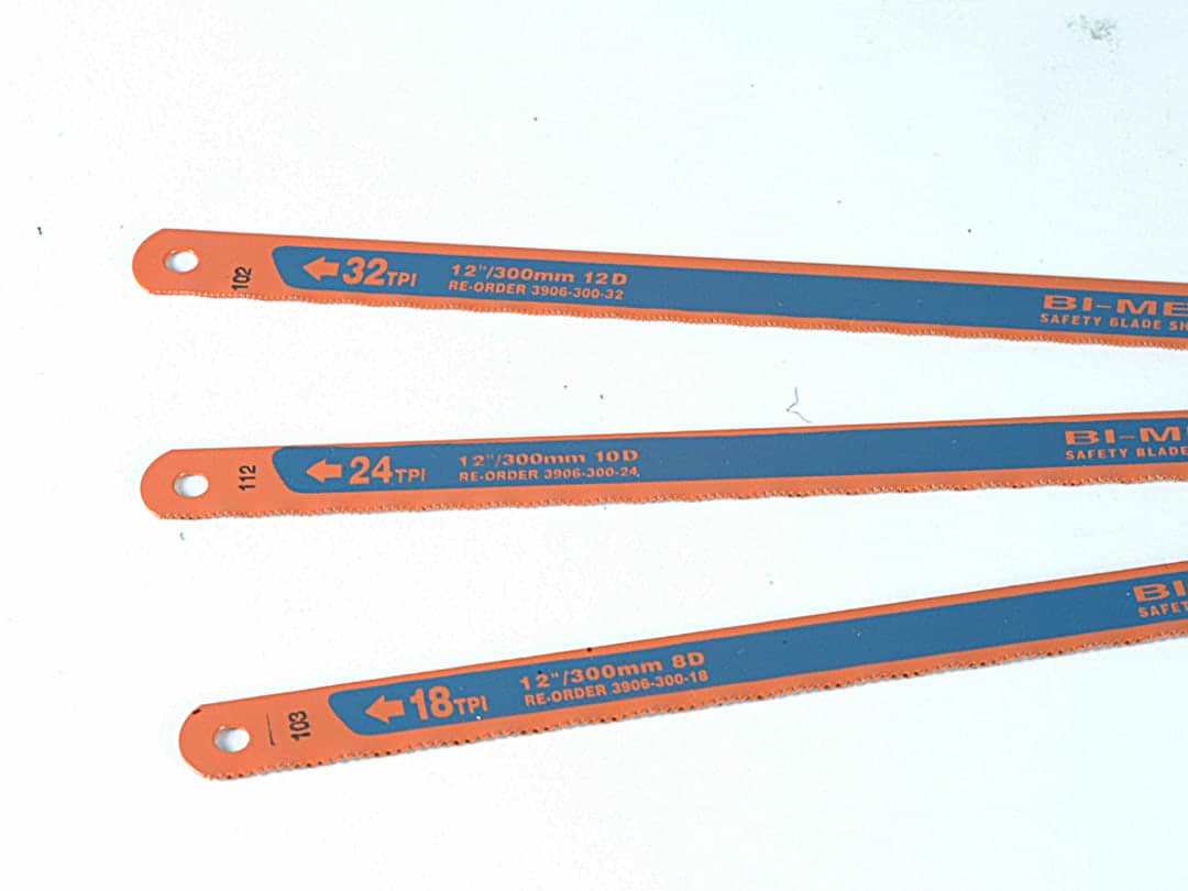 Bahco 3906 Sandflex Hacksaw Blades 300mm (12in) (8, 24 & 32 TPI) (Pack 3) 3906-300-3P