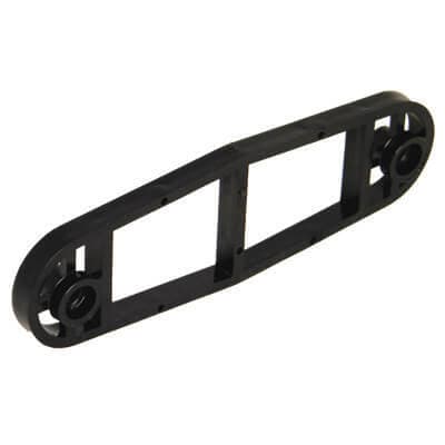 FloPlast Round Downpipe Spacer Bracket - 8mm Black