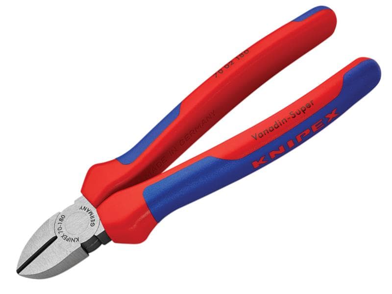 Knipex 70 02 180 SB Diagonal Cutters Multi-Component Grip 180Mm