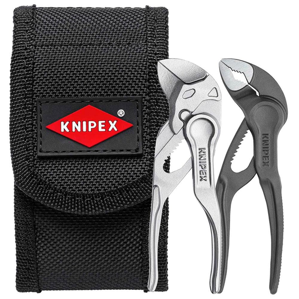 Knipex 00 20 72 V04 Xs Mini Pliers Set In Belt Pouch 2 Part Pk 1 04237