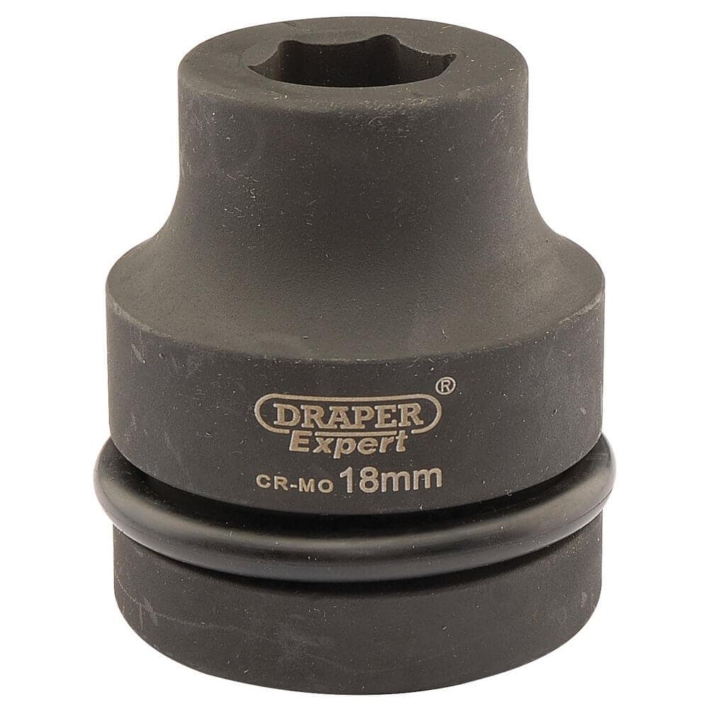Draper Expert 05099 Expert Hi-Torq® 6 Point Impact Socket 1in Sq. Dr. 18Mm each
