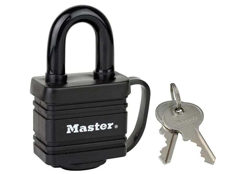 Master Lock 7804EURD Weather Tough® Black Finish 40Mm Padlock