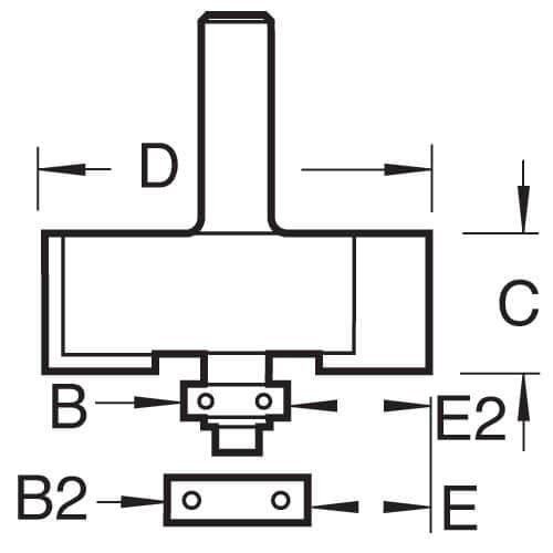 Trend Bearing Guided Rebater 31.8Mm Diameter X 15.9Mm Pk 1 C193X1/2TC