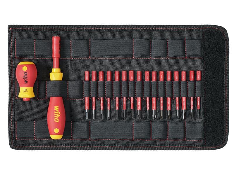 Wiha 41231 Softfinish® Electric Slimvario Screwdriver Set 19 Piece