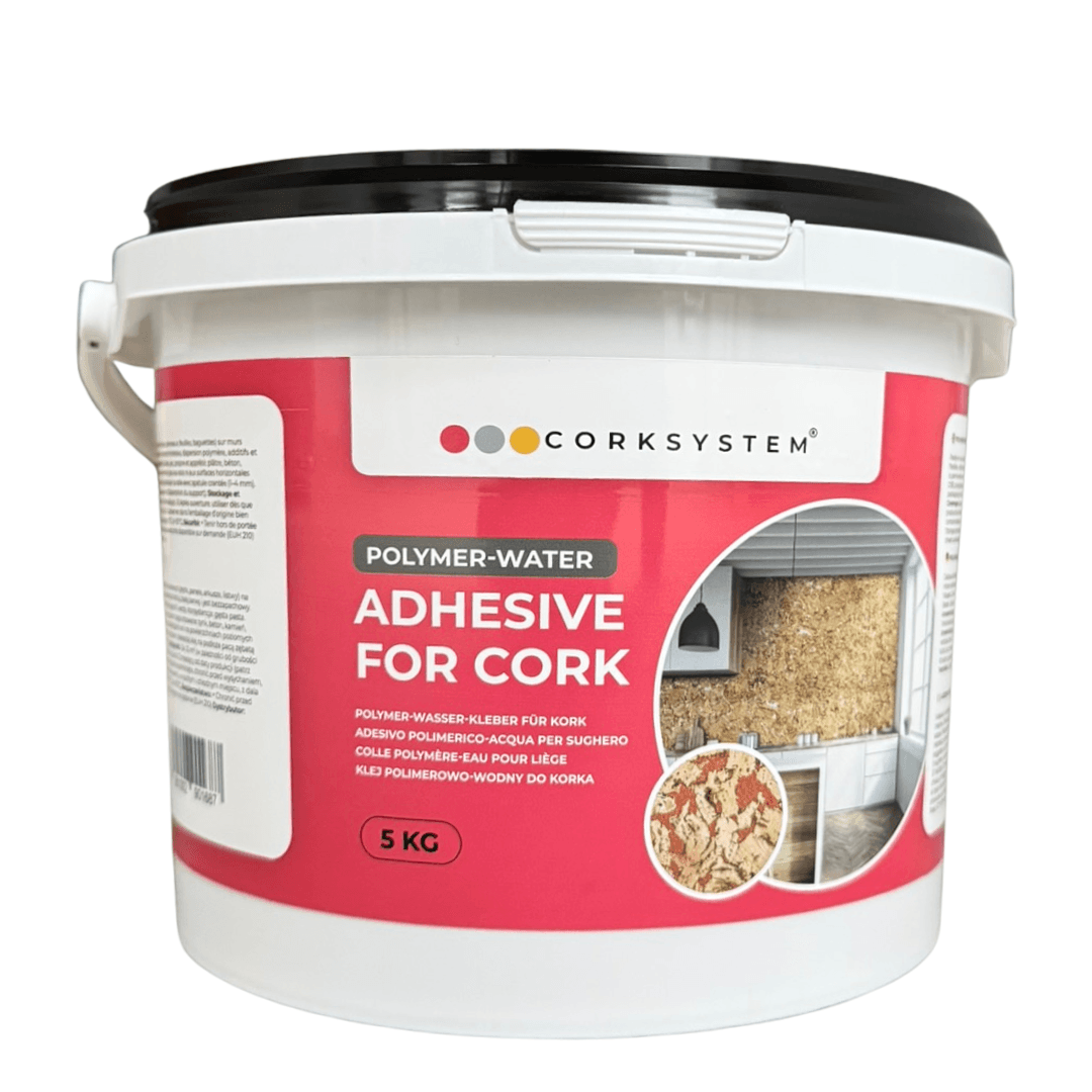 Professional Polymer-Water Adhesive - Cork wall tiles - 5kg - Approx. 10m2 (107.63sqft)