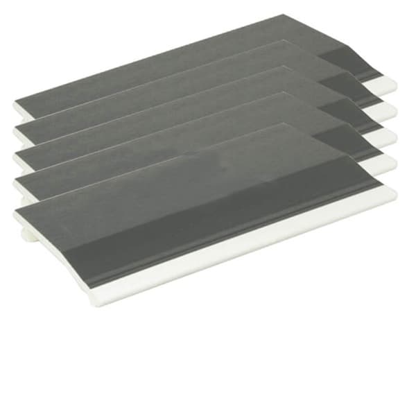 FloPlast Shiplap Cladding - 150mm x 5mtr Anthracite Grey Woodgrain - Pack of 5
