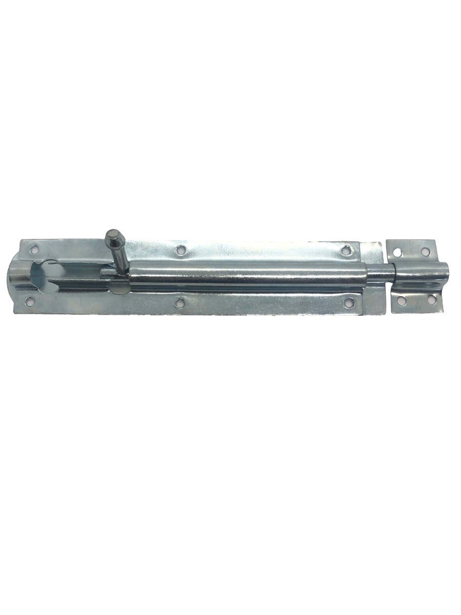 Straight Steel Tower Bolt - Zinc Plated - 200mm - Hardware Solutions