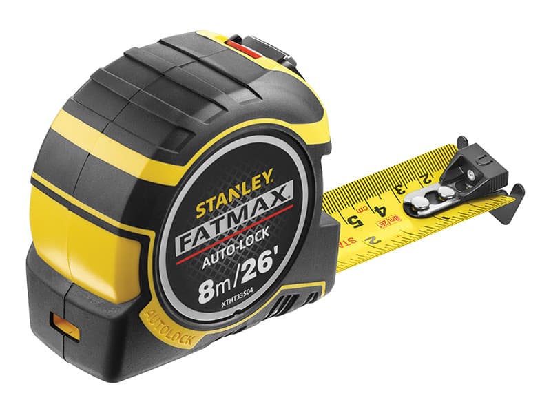 Stanley® XTHT0-33504 Fatmax® Autolock Pocket Tape 8M/26Ft (Width 32Mm)