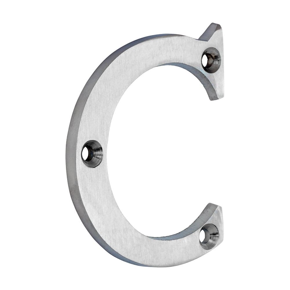 Timco Door Letter C - Satin Chrome TIMpac 1 200386P
