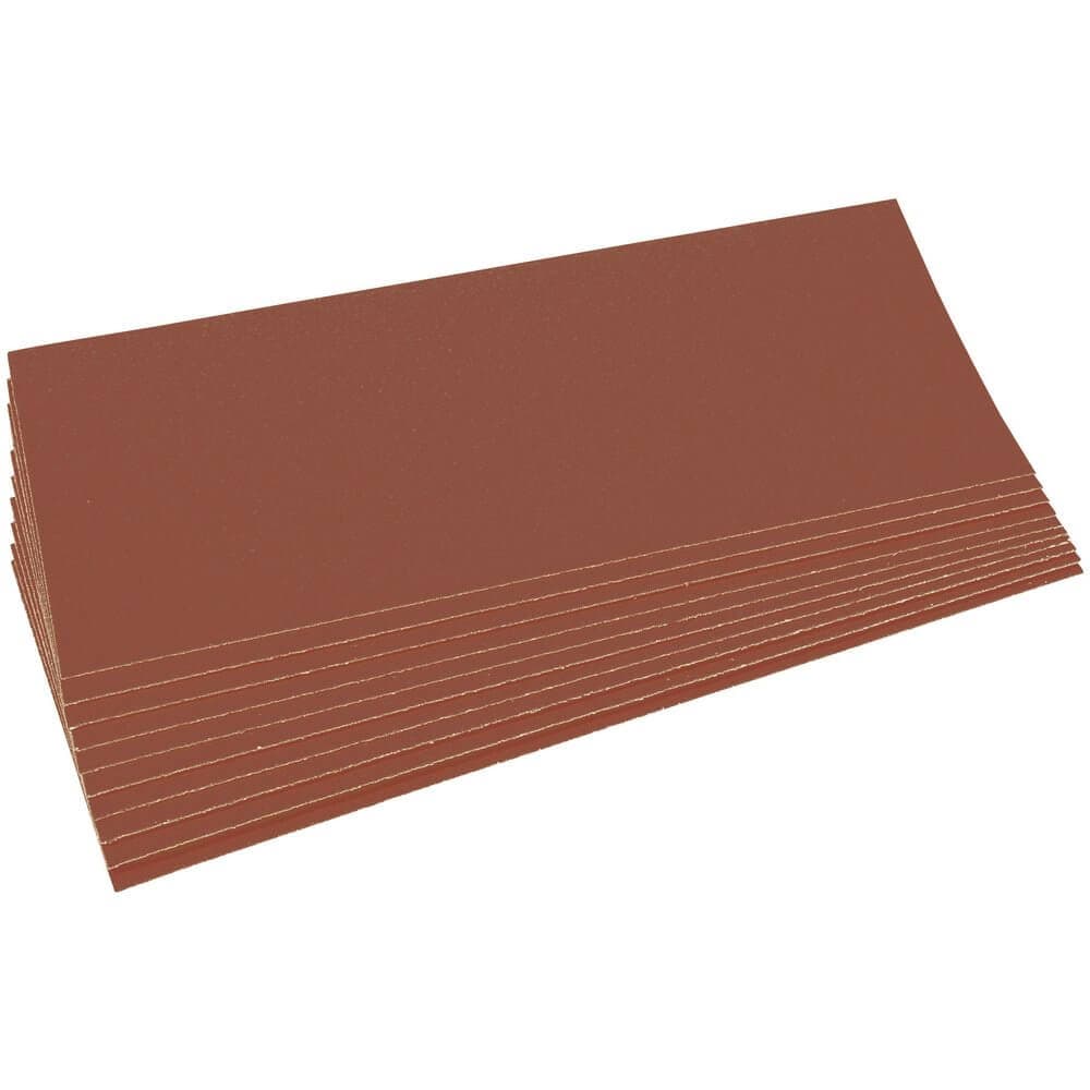 Draper 59106 Aluminium Oxide Sanding Sheets 280 X 115Mm 80 Grit (Pack Of 10) per pack