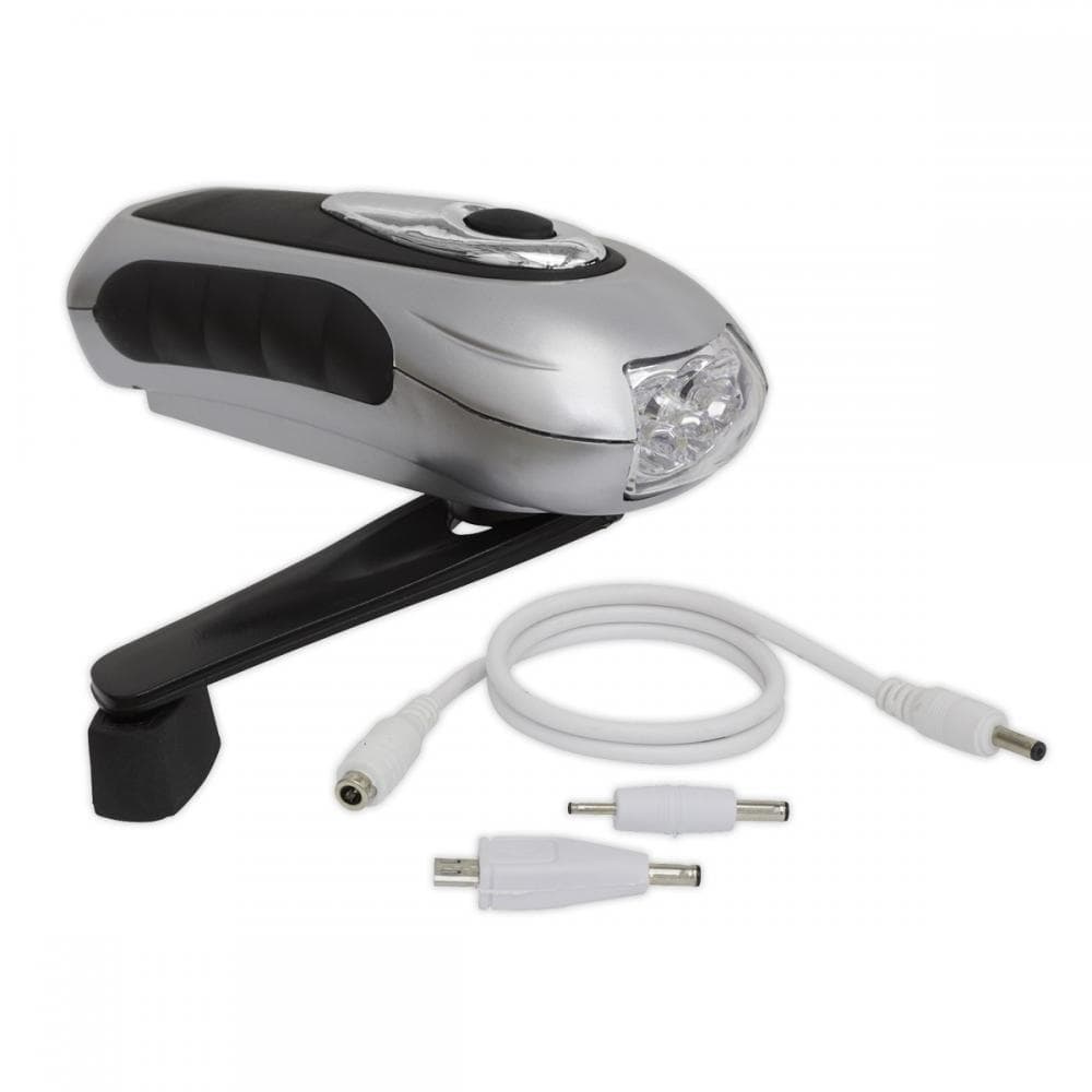 Sealey AK3305 Wind-Up Torch 3 Led Rechargeable