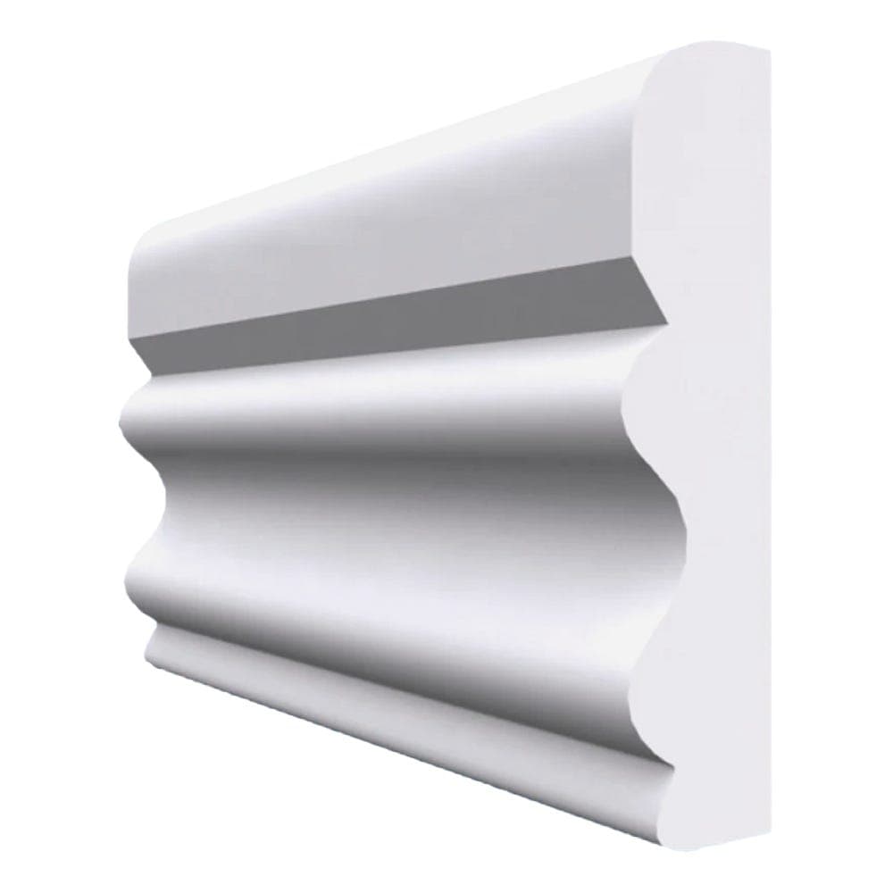 Regency D MDF Dado Rail White Primed 4200mm x 95mm x 18mm