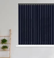 Ex-lite 89 Navy Electric Vertical Blinds PVC