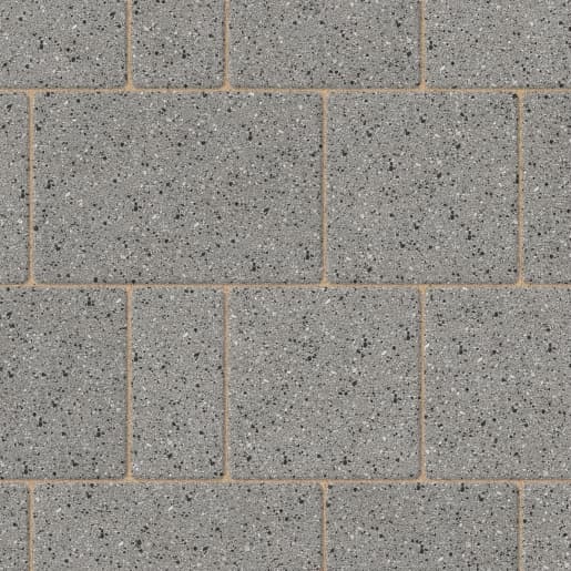 Marshalls Modal X Smooth Concrete Block Paving Silver Grey Granite 200 x 100mm