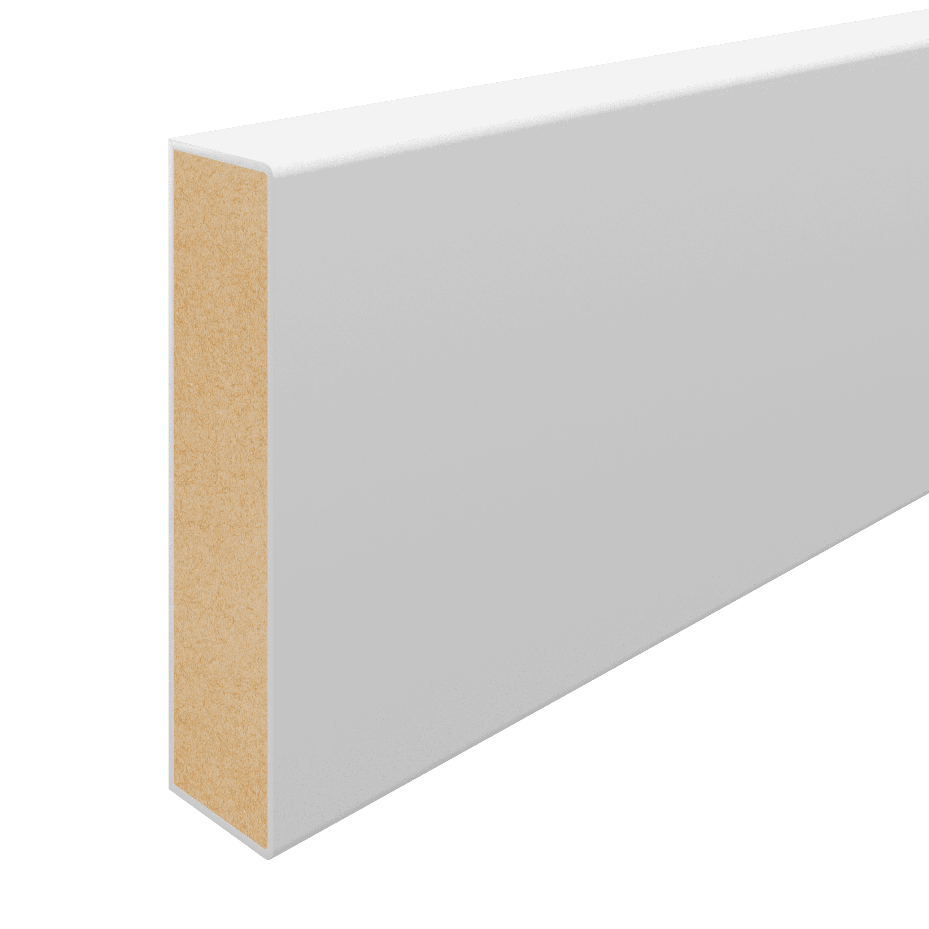 Staircraft White MDF Painted Square Architrave, 18x69x4.4m