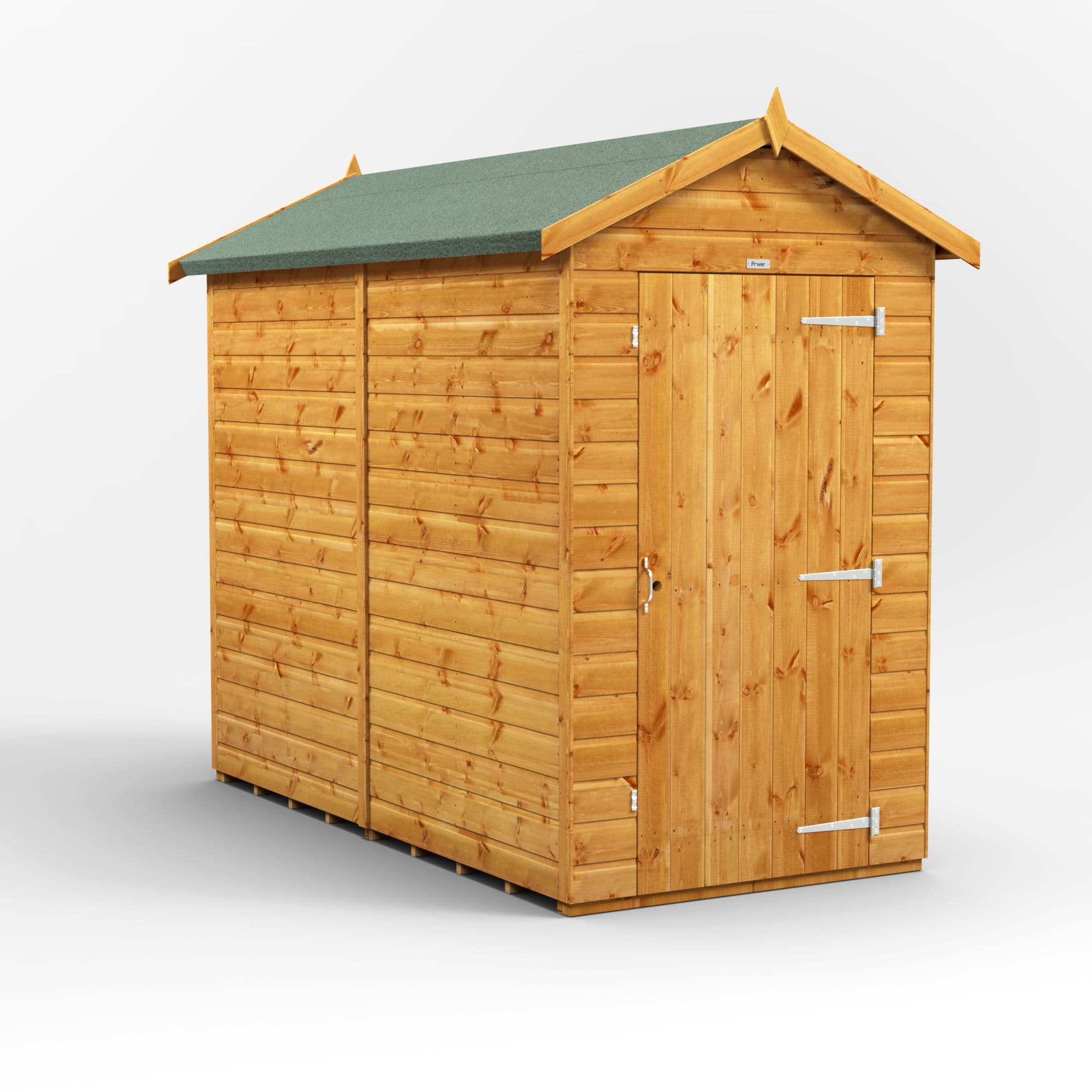 Powersheds 8 x 4 Power Windowless Apex