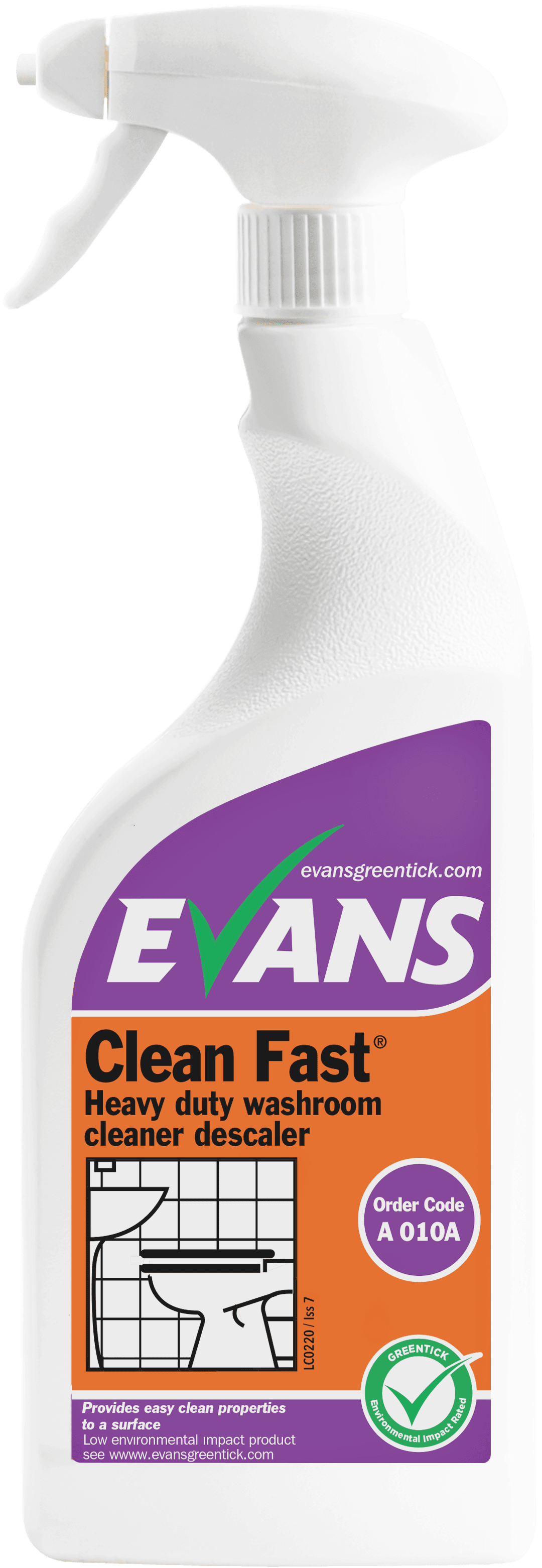 Evans Clean Fast 750ml