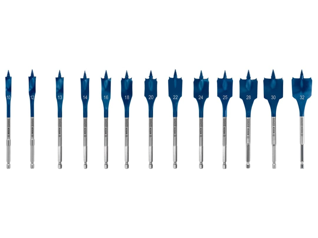 Bosch Powertool Accessories EXPERT Self Cut Speed Spade Drill Bit Set, 13 Piece 2.608.902.112