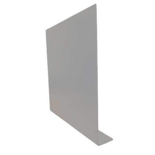 Aluminium Fascia L Profile Box End Assembly - 400mm x 2mm x 400mm Painted