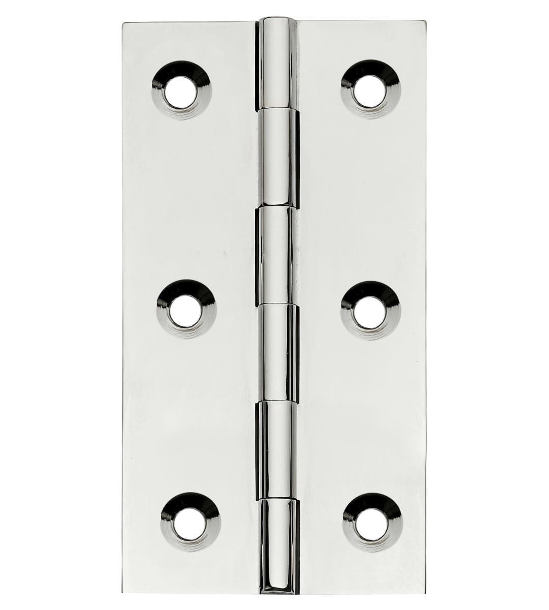 Solid Drawn Butt Hinge - 76x41mm - Polished Chrome - Pair - Hardware Solutions
