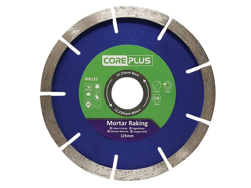 Coreplus CORDBMR125 Mr125 Mortar Raking Diamond Blade 125Mm