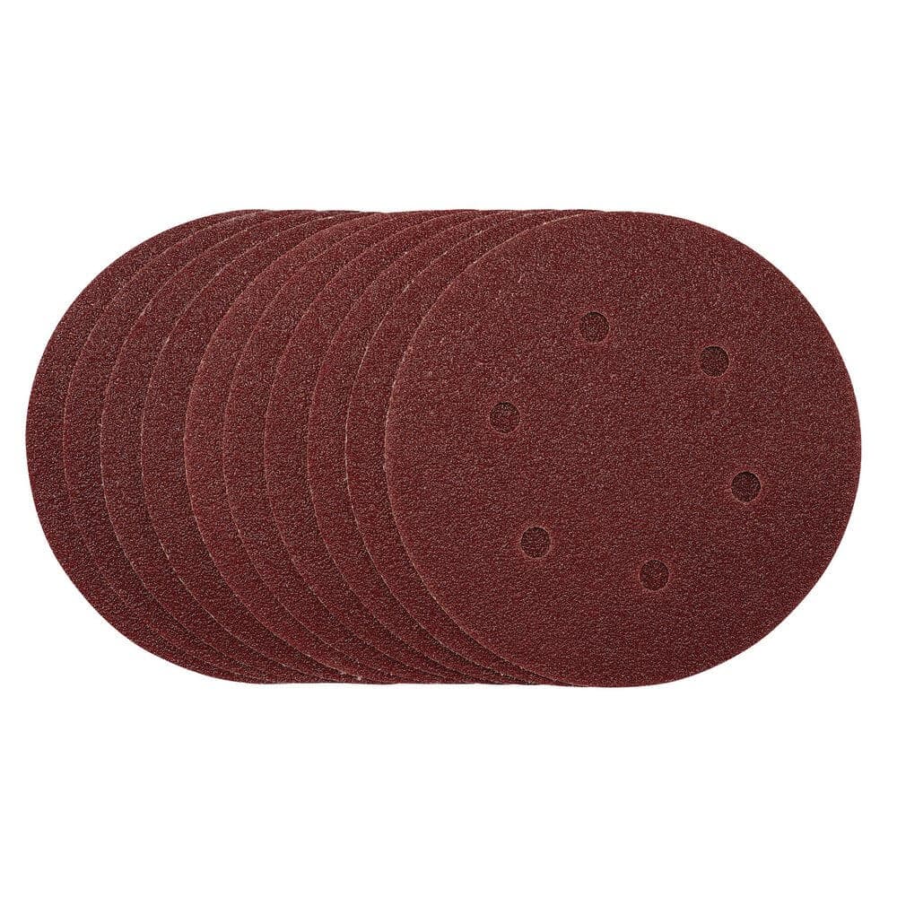 Draper 54887 Sanding Discs 150Mm Hook & Loop 40 Grit (Pack Of 10) each 10