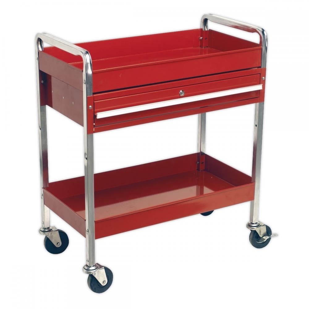 Sealey CX101D Trolley 2-Level Heavy-Duty With Lockable Drawer