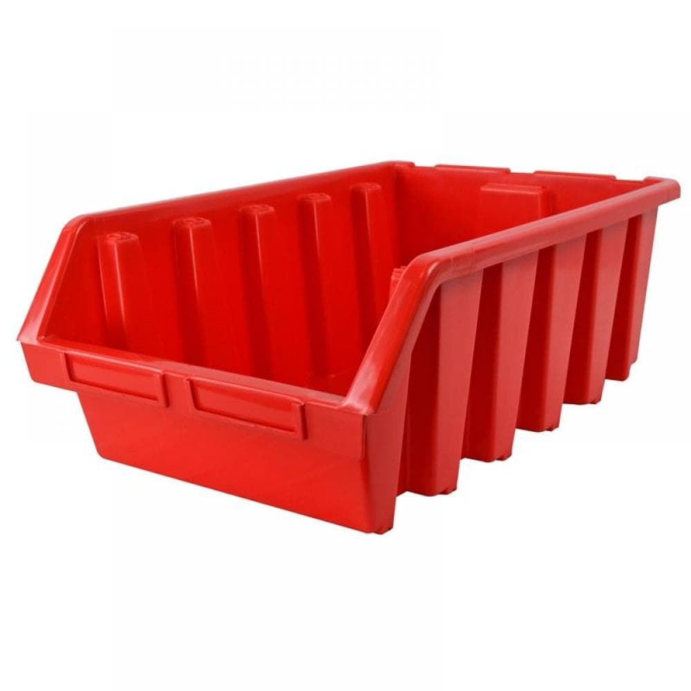 Faithfull Interlocking Storage Bin Size 5 Red 333 X 500 X 187Mm