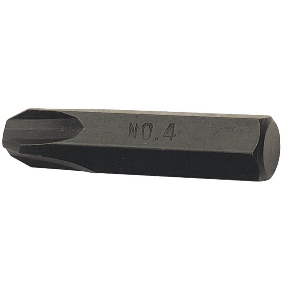 Draper 10820 Cross Slot Impact Screwdriver Bit No.4 each