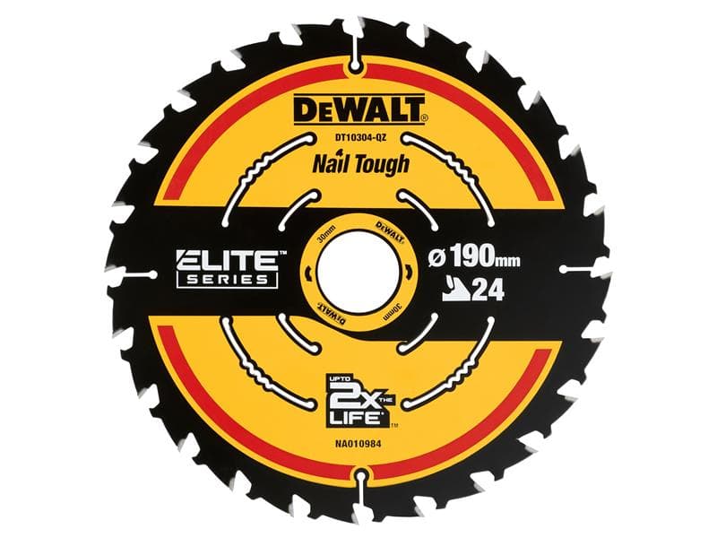 Dewalt DT10304-QZ Extreme Framing Circular Saw Blade 190 X 30Mm X 24T
