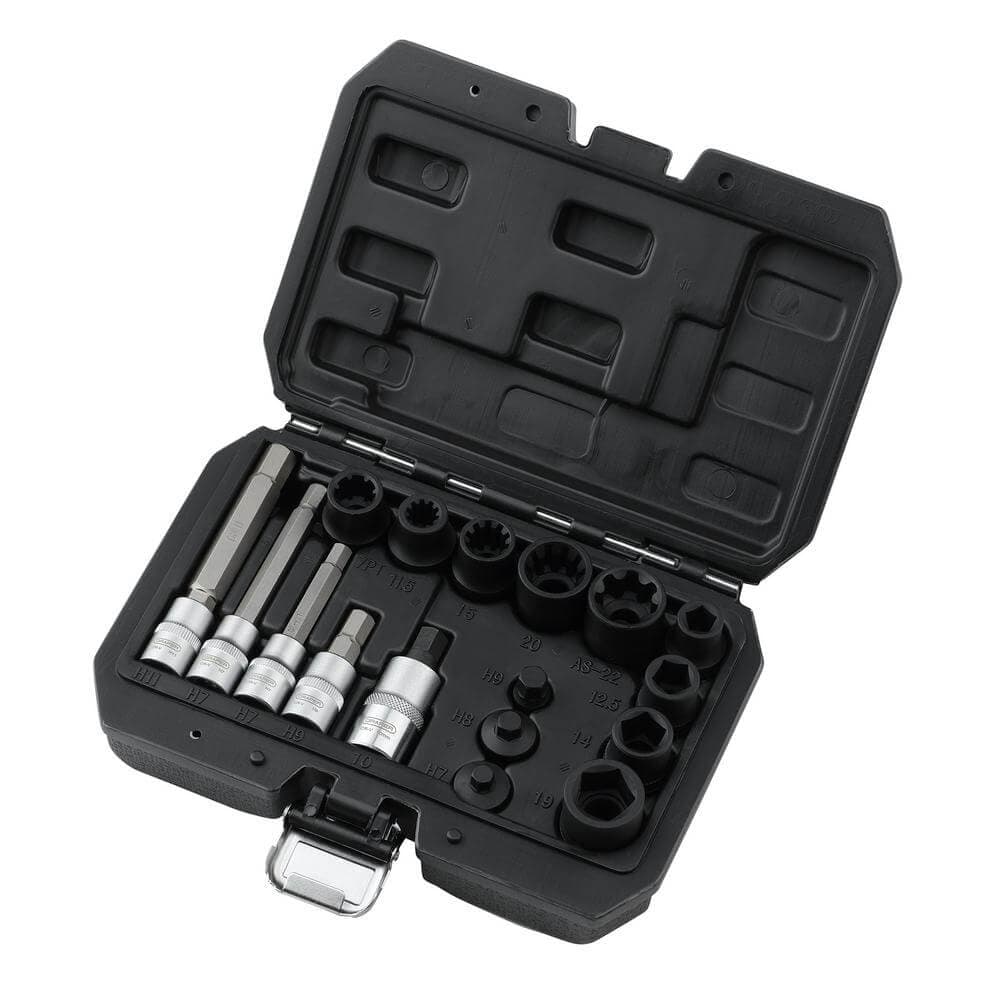 Draper Brake Caliper Socket And Bit Set (17 Piece) Pk 1 07114