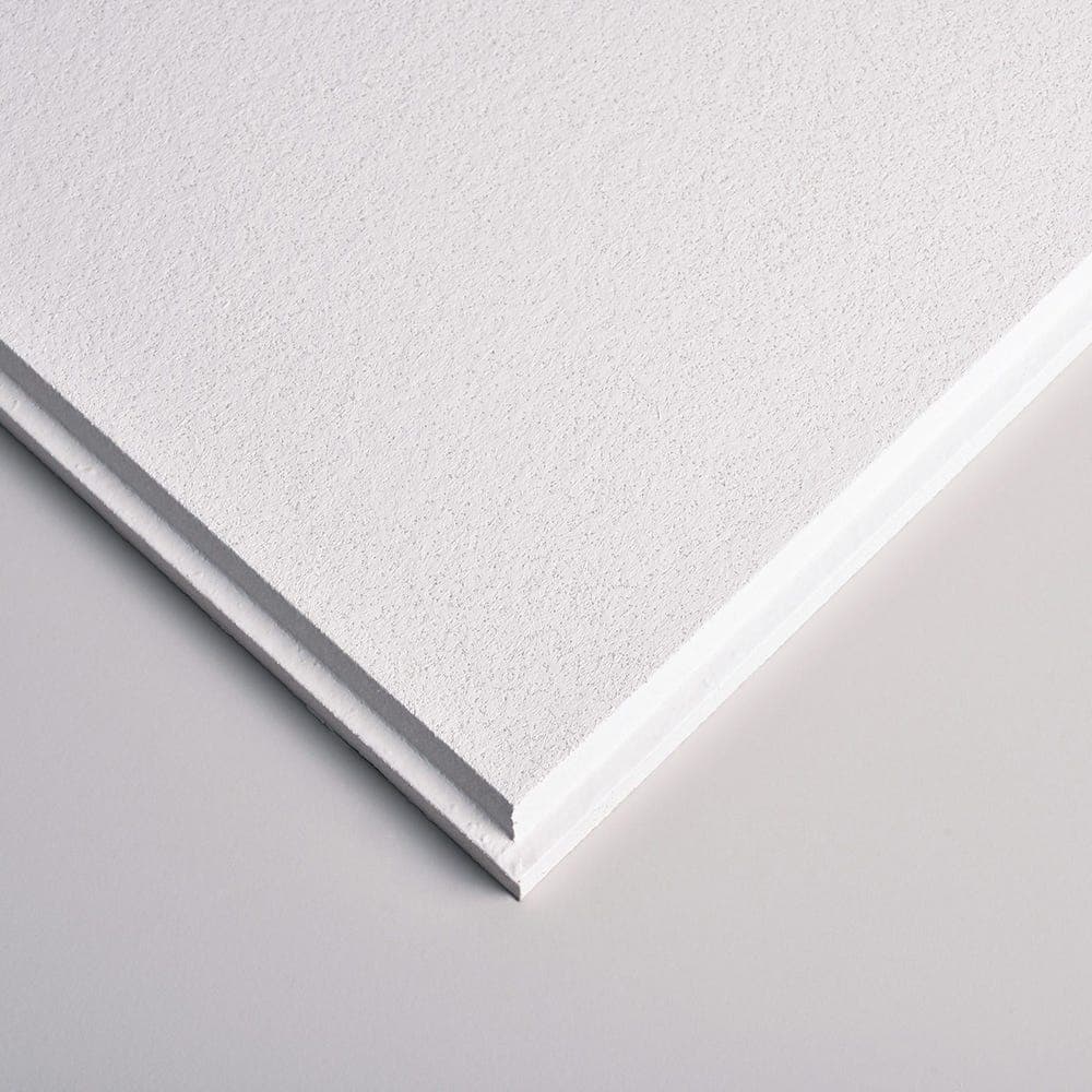 Zentia Armstrong Biobloc Plain Ceiling Tiles Tegular15 Edge 600mm x 600mm - Pack of 16 | 5.76m2 - BP2224M4A
