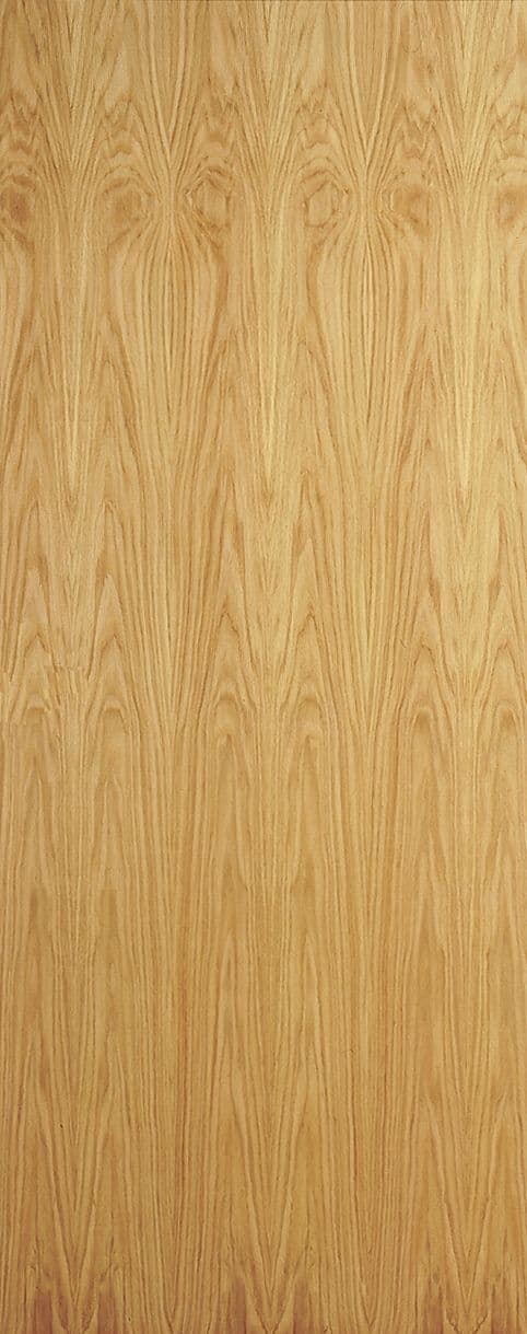 Travis Perkins Oak Flush Veneer Hollow Core Door 1981 x 762 x 35mm
