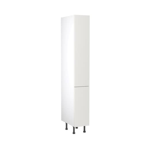 Flatpack 300 Larder Cabinet Slab Super Gloss White