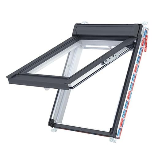 Keylite Hi-therm Fire Escape Roof Window PVC Finish 550mm x 1180mm PFE01CHT