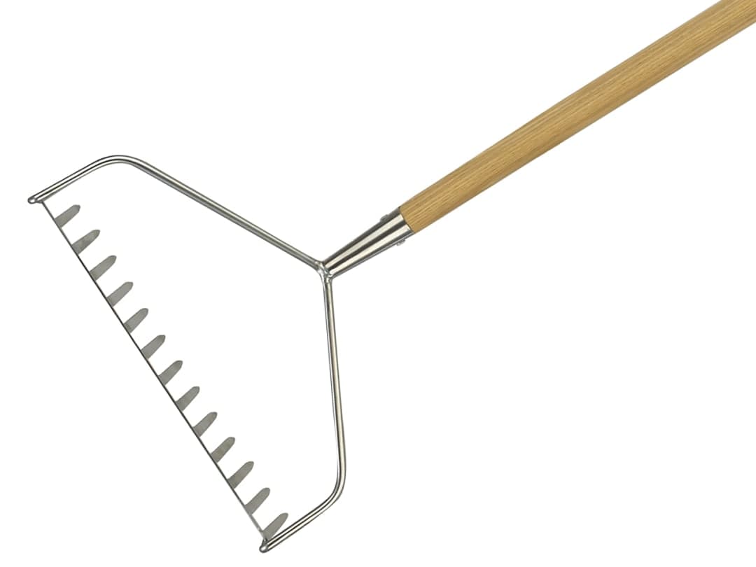 Kent & Stowe Stainless Steel Long Handled Soil Rake, FSC® 70100058