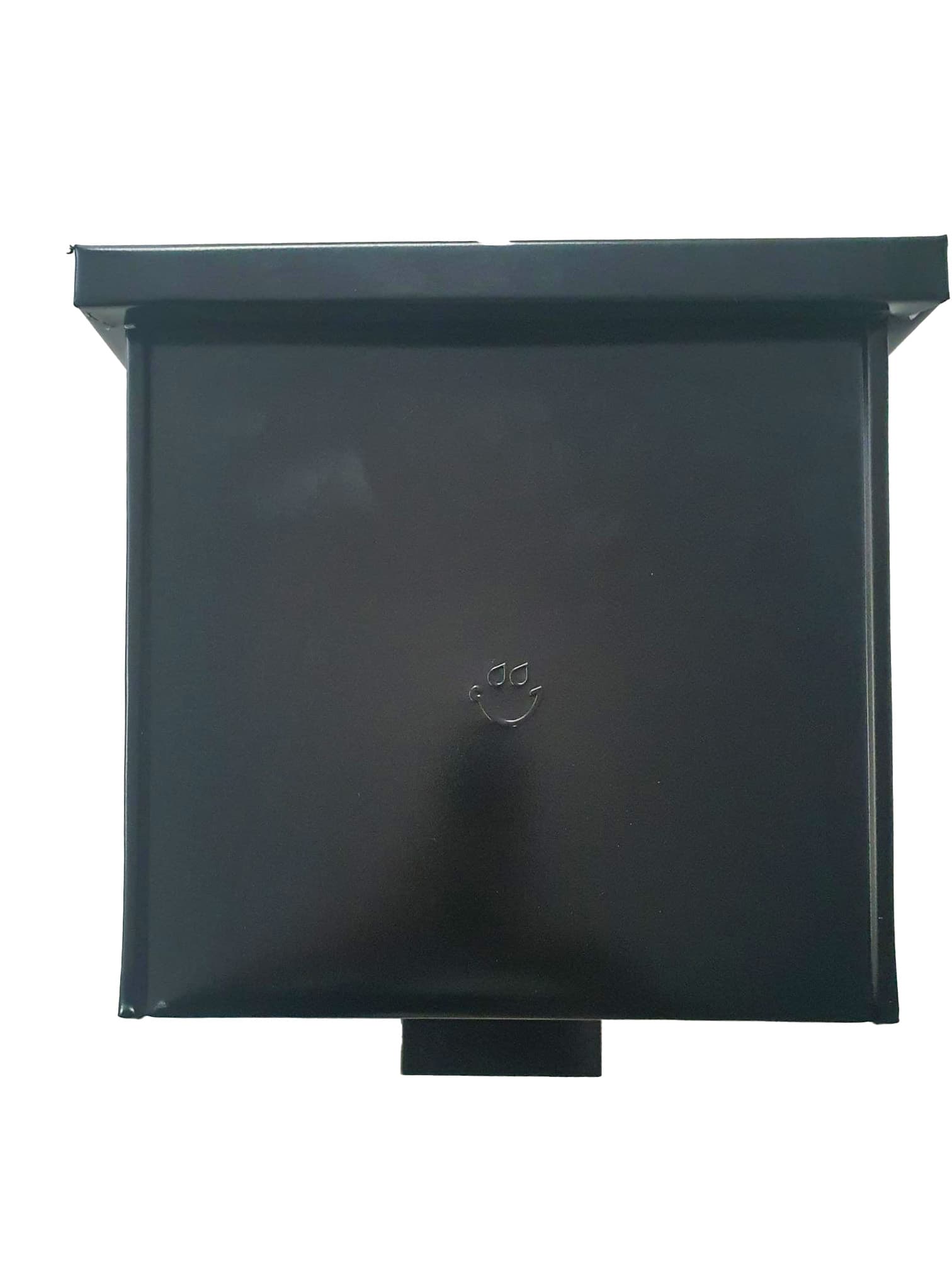 Square Steel Gutter Hopper - Black