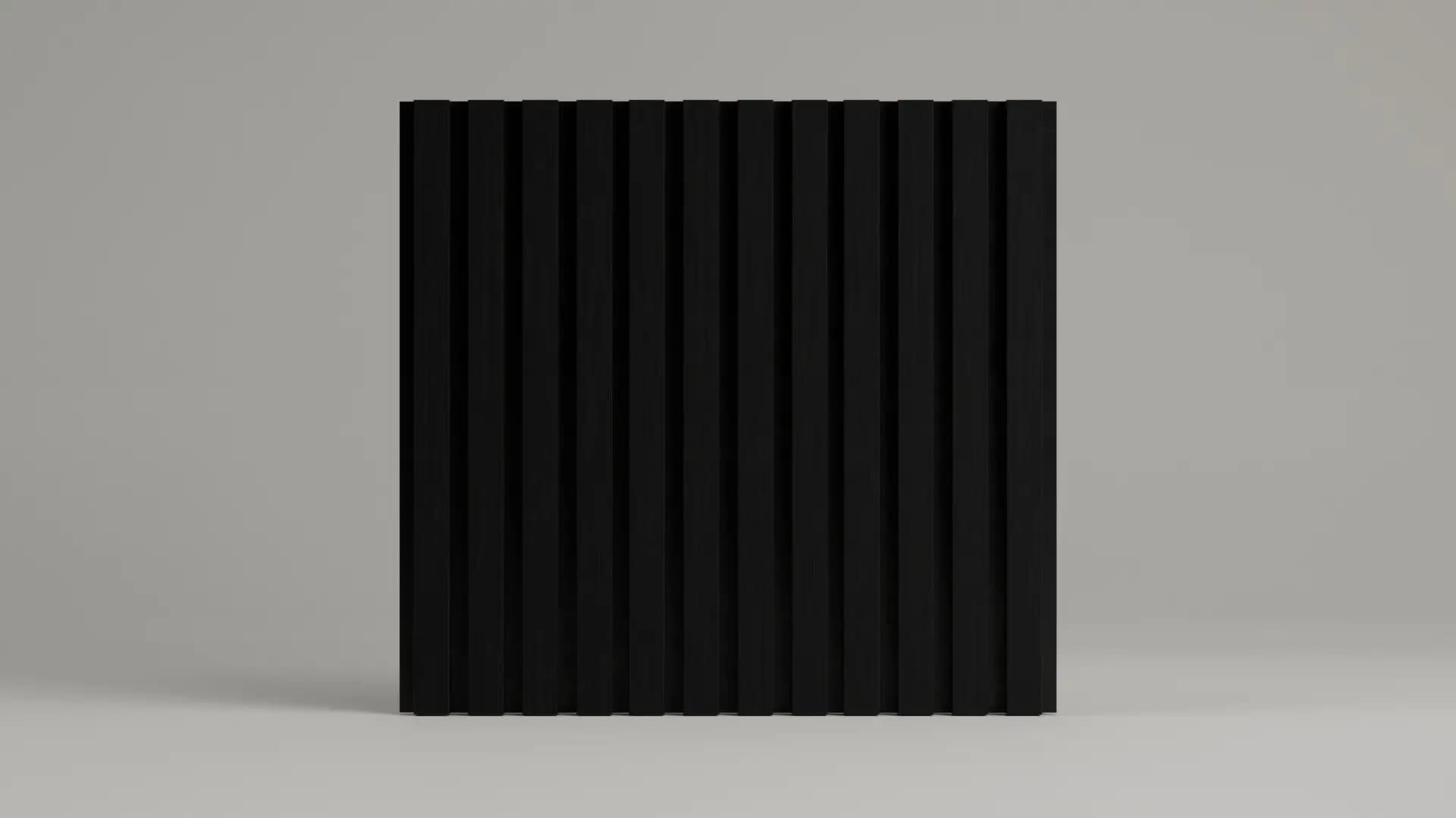 3m Black Castellated Exterior Cladding