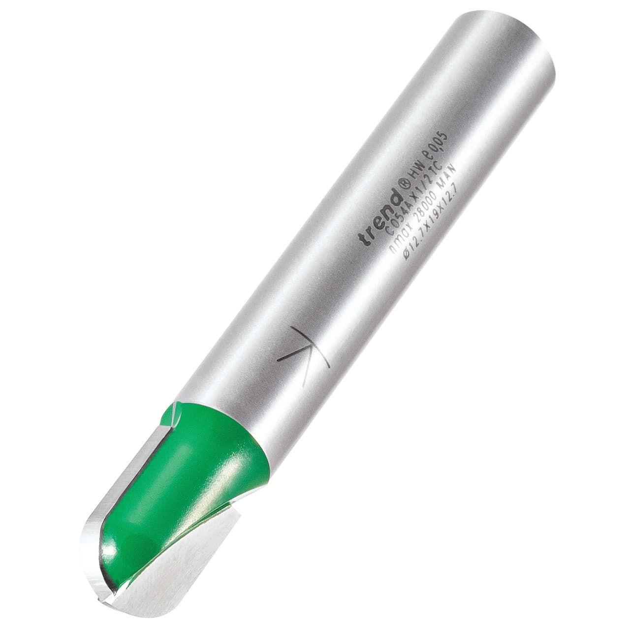 Trend C054Ax1/2Tc Craftpro Cove Radius Cutter 6.35Mm X 19Mm Cut