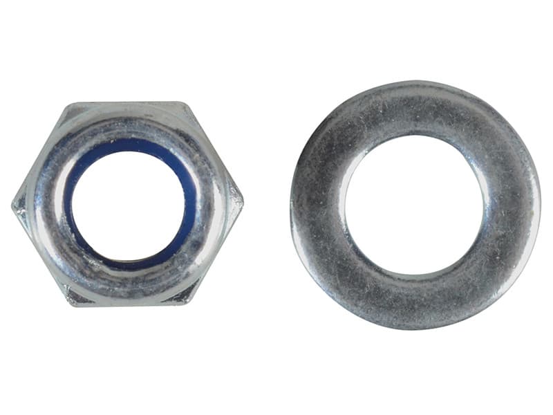 Forgefix FPNYLOC5 Nyloc Nuts & Washers Zinc Plated M5 Forgepack 40