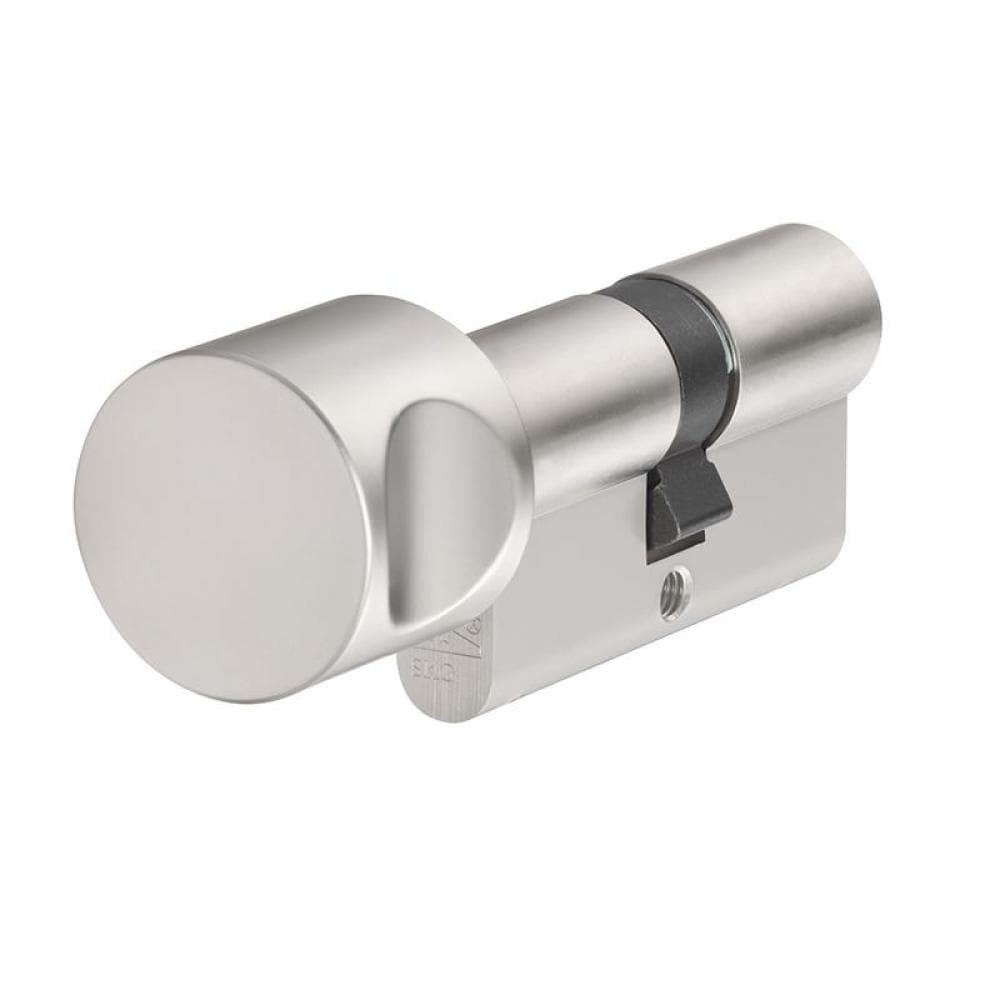 Abus Mechanical 54907 Ke60Np Euro Thumbturn Cylinder Nickel Pearl Z35Mm / K35Mm Visi
