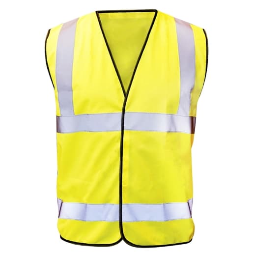 Armour Up HI-VIZ Yellow Safety Vest Large