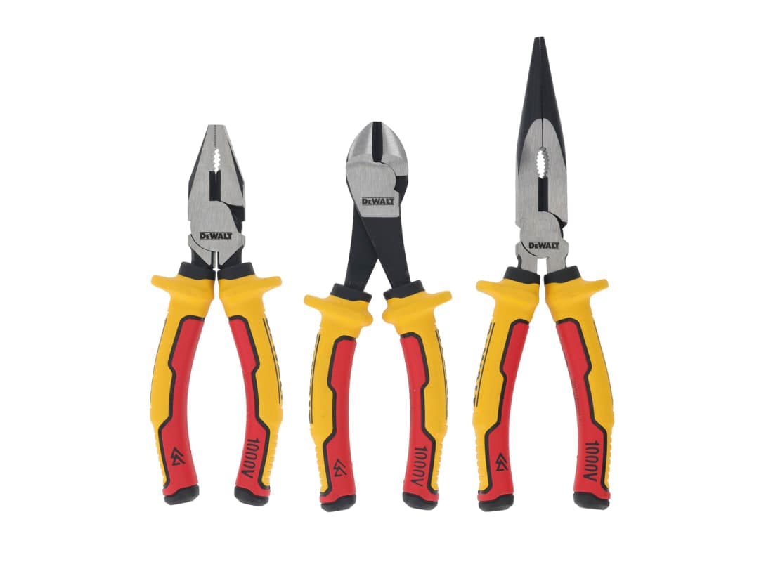 DEWALT Hand Tools VDE Plier Set, 3 Piece DWHT82811-0