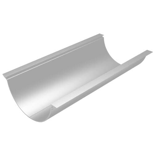 ARP Aluminium Beaded Half Round Gutter - 125mm x 1mtr PPC Finish