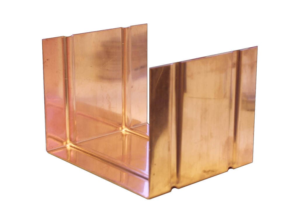 Copper Box Gutter Joint - 80mm