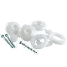 PolyX Fixing Buttons - for 16mm Polycarbonate Sheets White - Box of 10