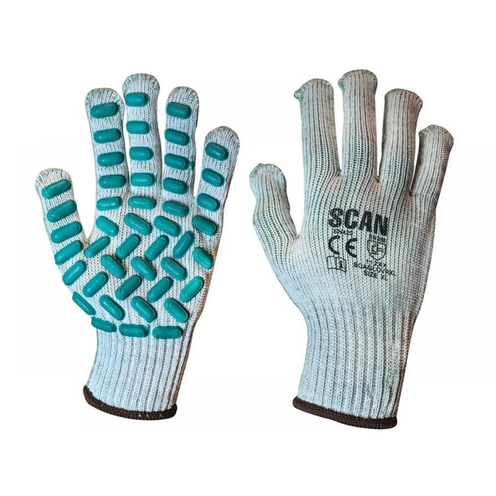 Scan L8500 Vibration Resistant Latex Foam Gloves - Xl (Size 10)