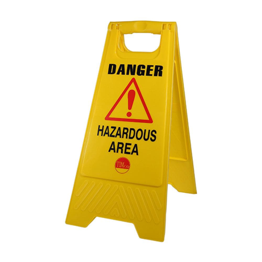 Timco 747246 A-Frame Safety Sign - Danger Hazardous Area 610 X 300 X 30 Bag 1