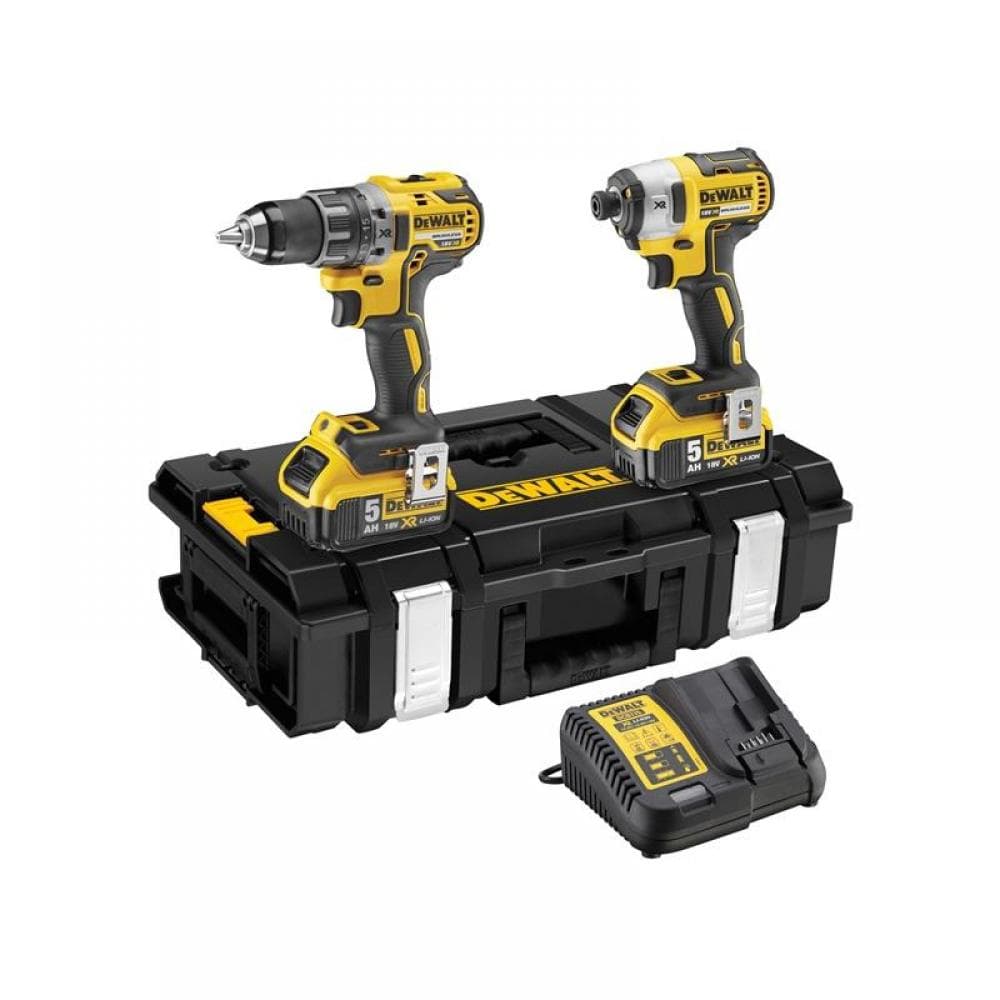 Dewalt DCK266P2-GB Dck266P2 Xr Brushless Twin Pack 18V 2 X 5.0Ah Li-Ion
