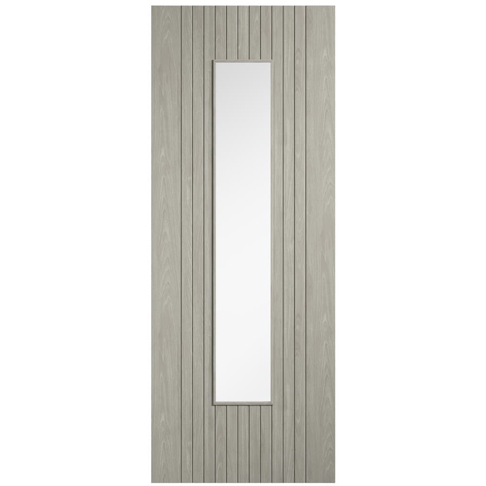 LPD Contemporary Sydney Light Grey Glazed Door 1981 x 686 x 35mm